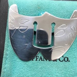 Tiffany &co book mark smile now cry later 925